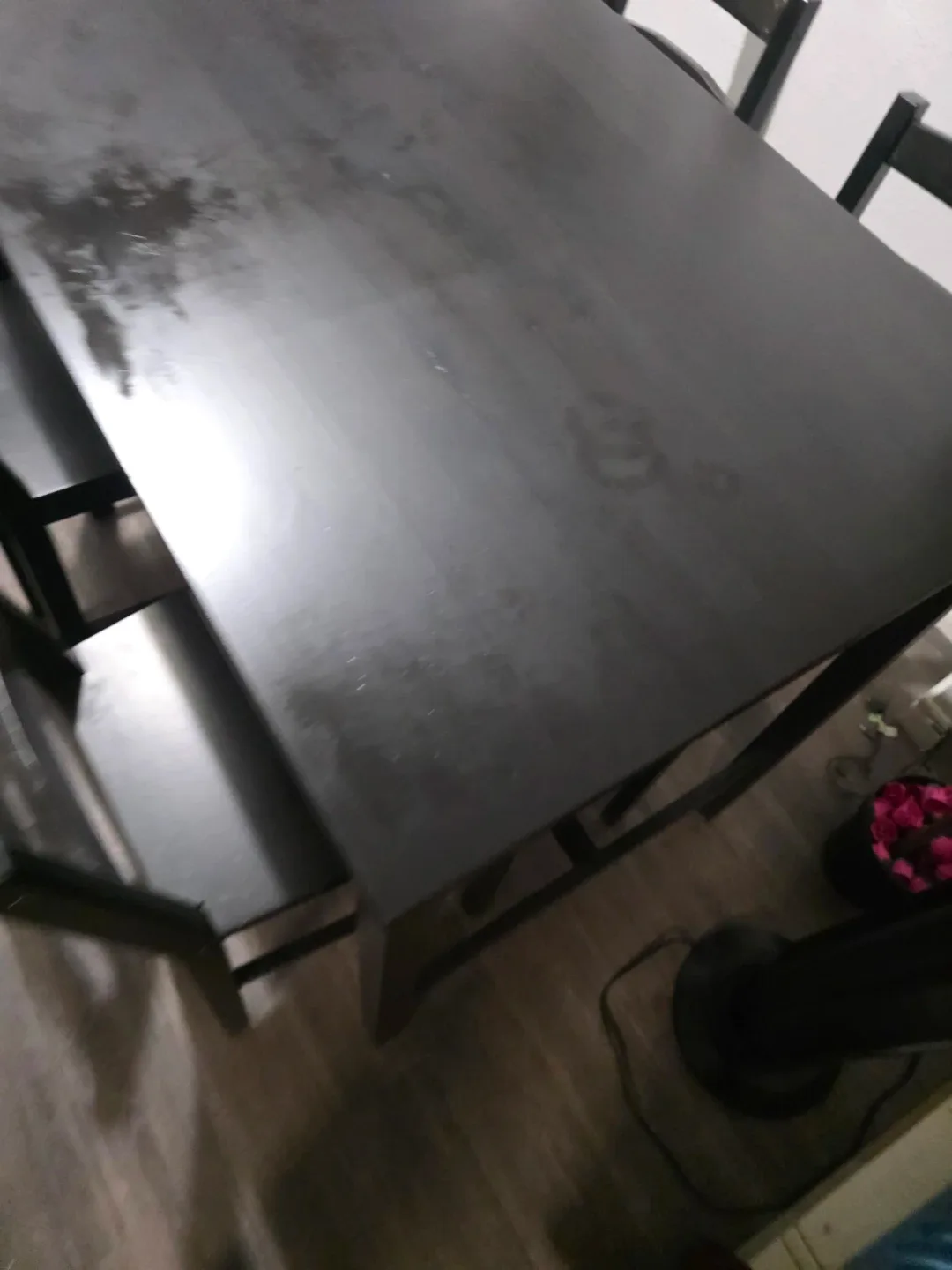 Black Dining Table with 4 Chairs image indicator(2)