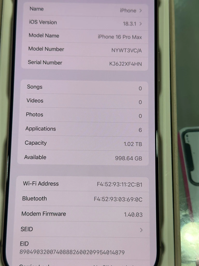 New iPhone 16 Pro Max 1TB - photo 3