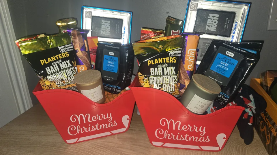 Mens Sleigh Chrismas Basket