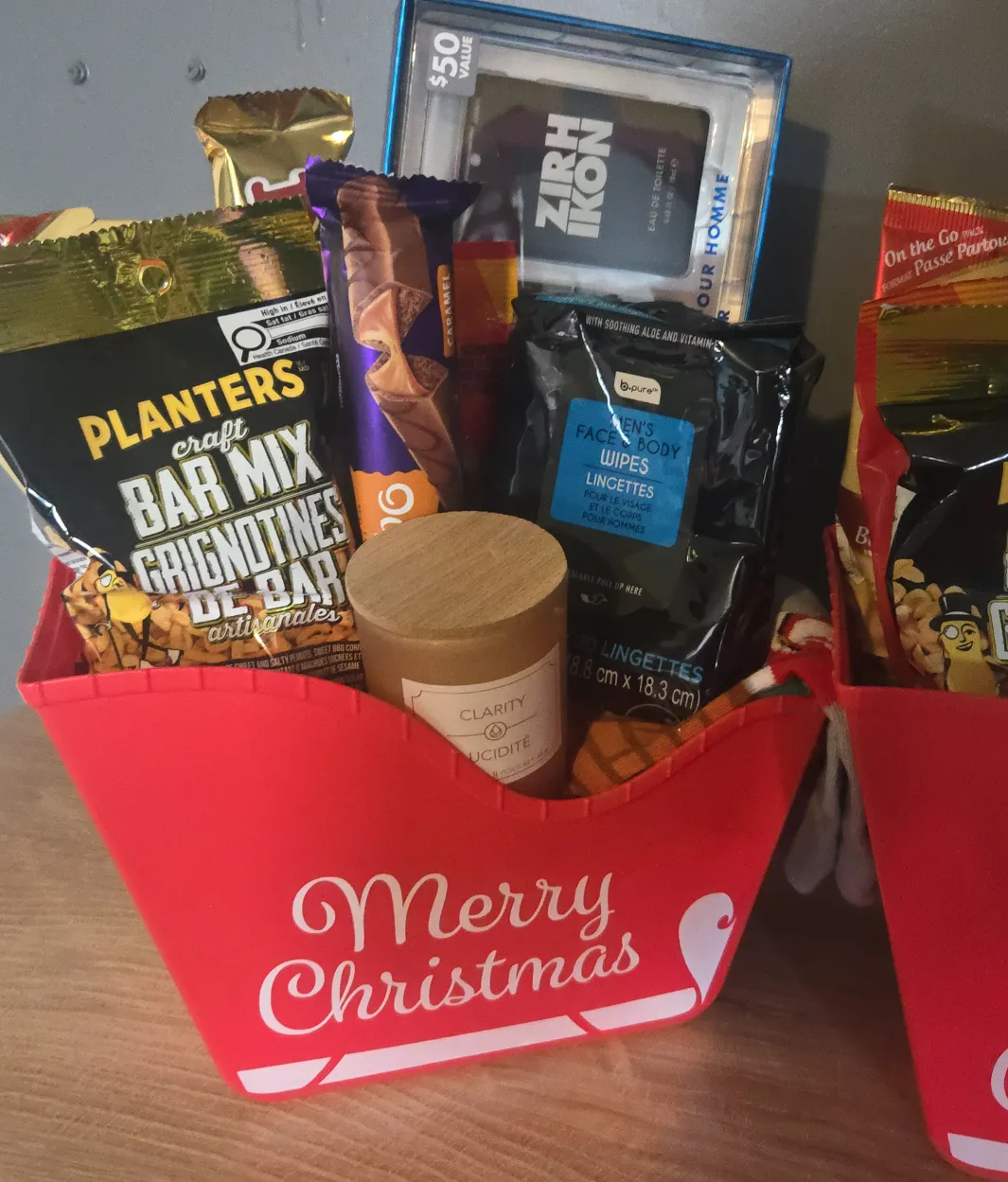 Mens Sleigh Chrismas Basket image indicator(5)