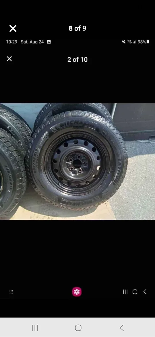 Set of 4 Michelin Winter Tires & Rims (245/65R17 5×114.3) image indicator(6)