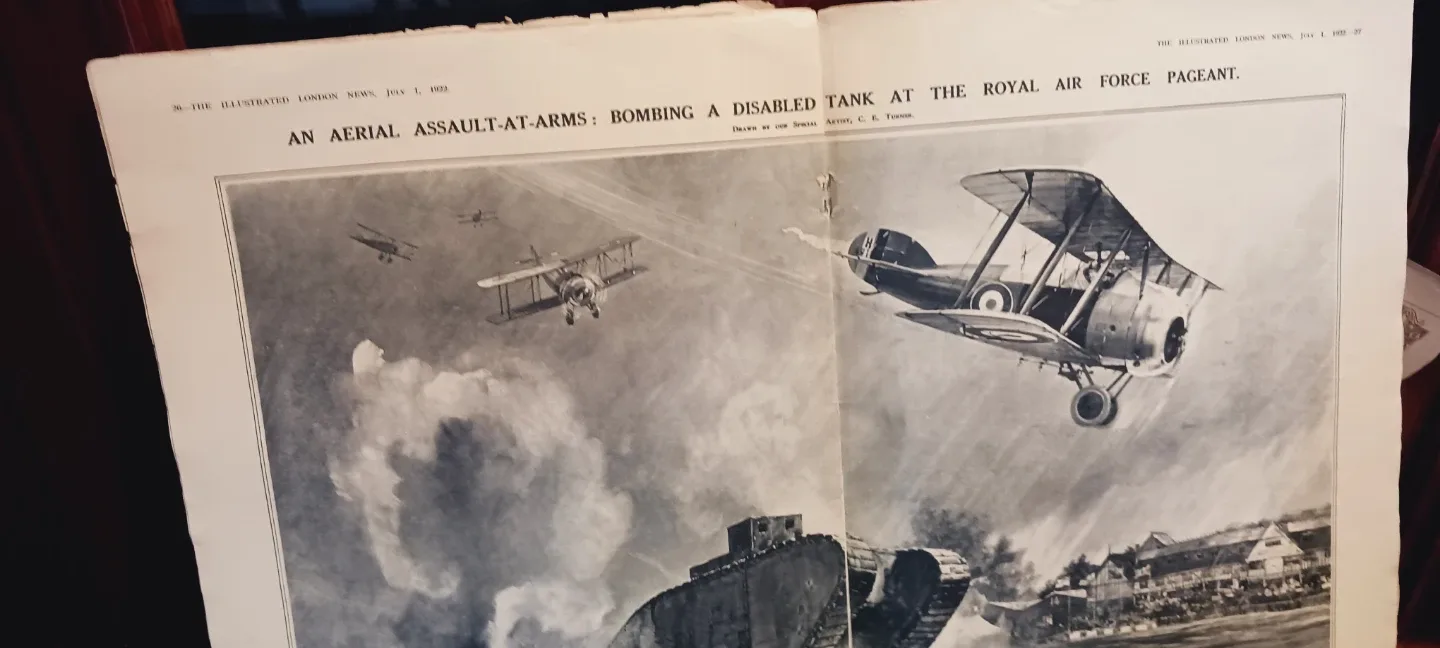 Antique 1922. The Illustrated London News Newspaper image indicator(4)