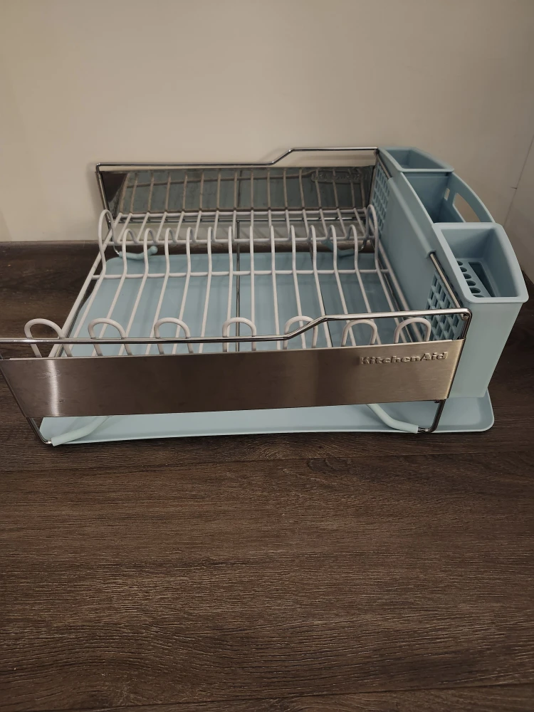 NEW KitchenAid Dish Rack - Light Blue - photo 2