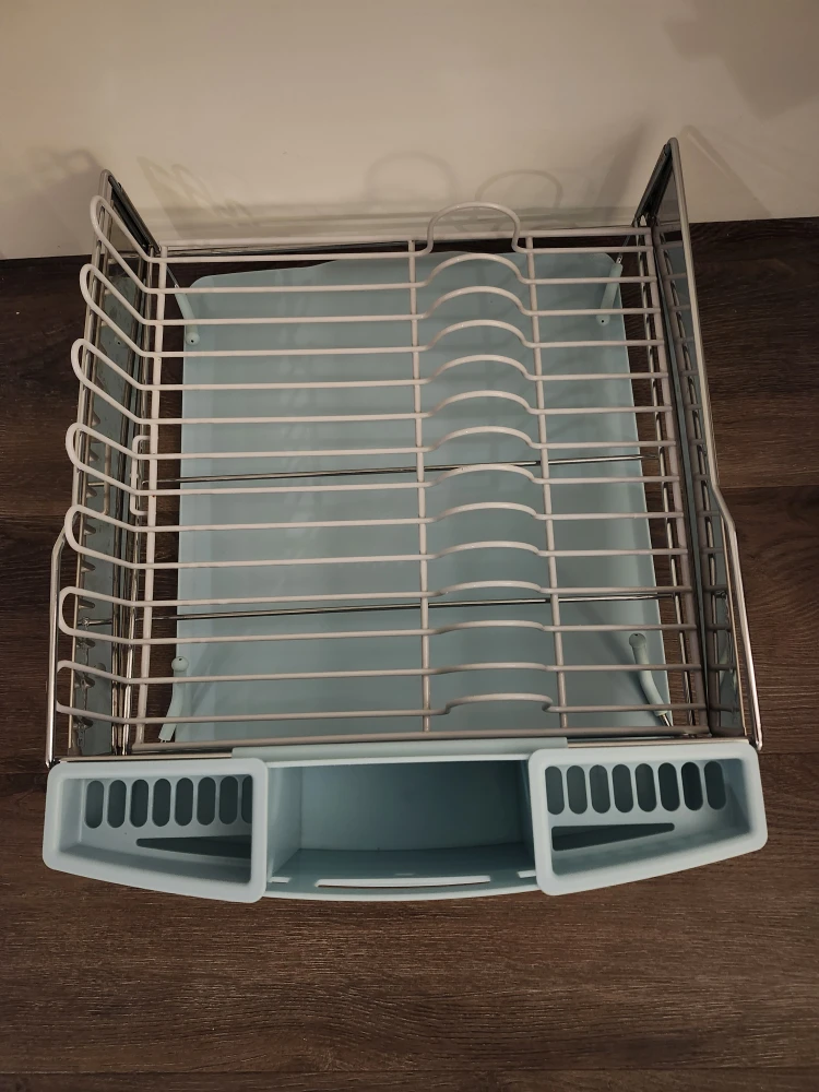 NEW KitchenAid Dish Rack - Light Blue - photo 4