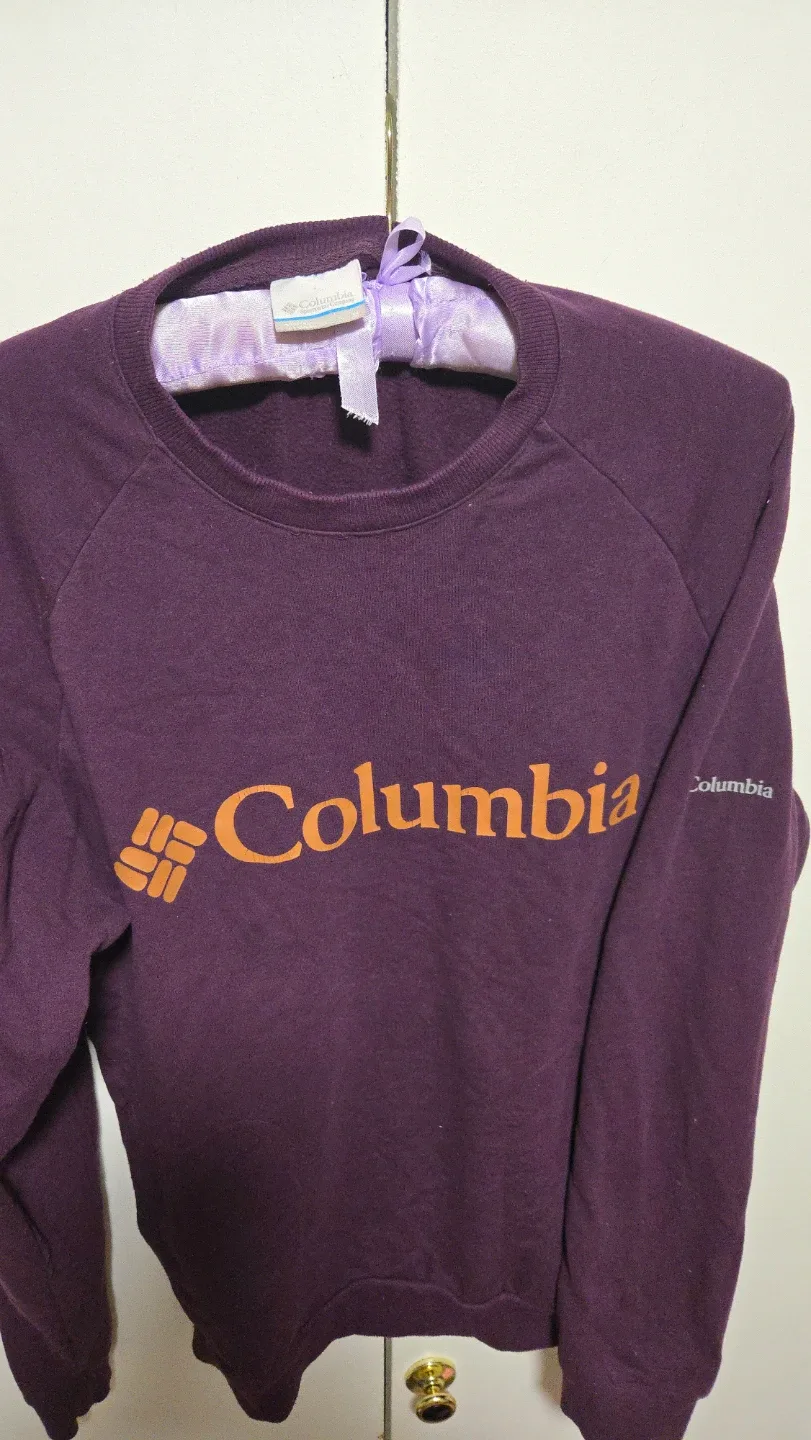 Columbia Purple Crewneck Sweatshirt