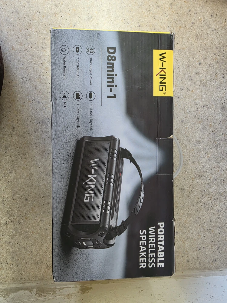 W-KING D8mini-1 Portable Wireless Speaker - New in Box!