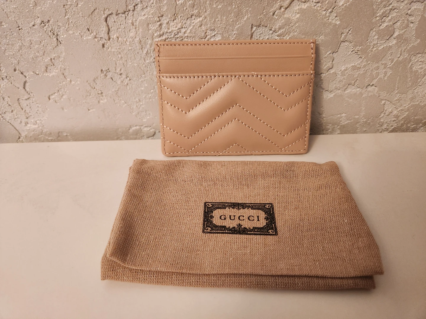 Gucci Marmont Card Case - Beige - photo 2