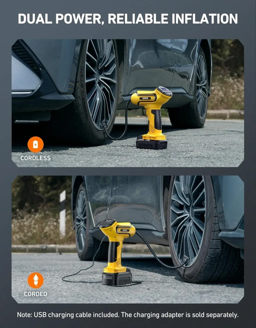 AstroAI Portable Tire Inflator - NEW image indicator(3)