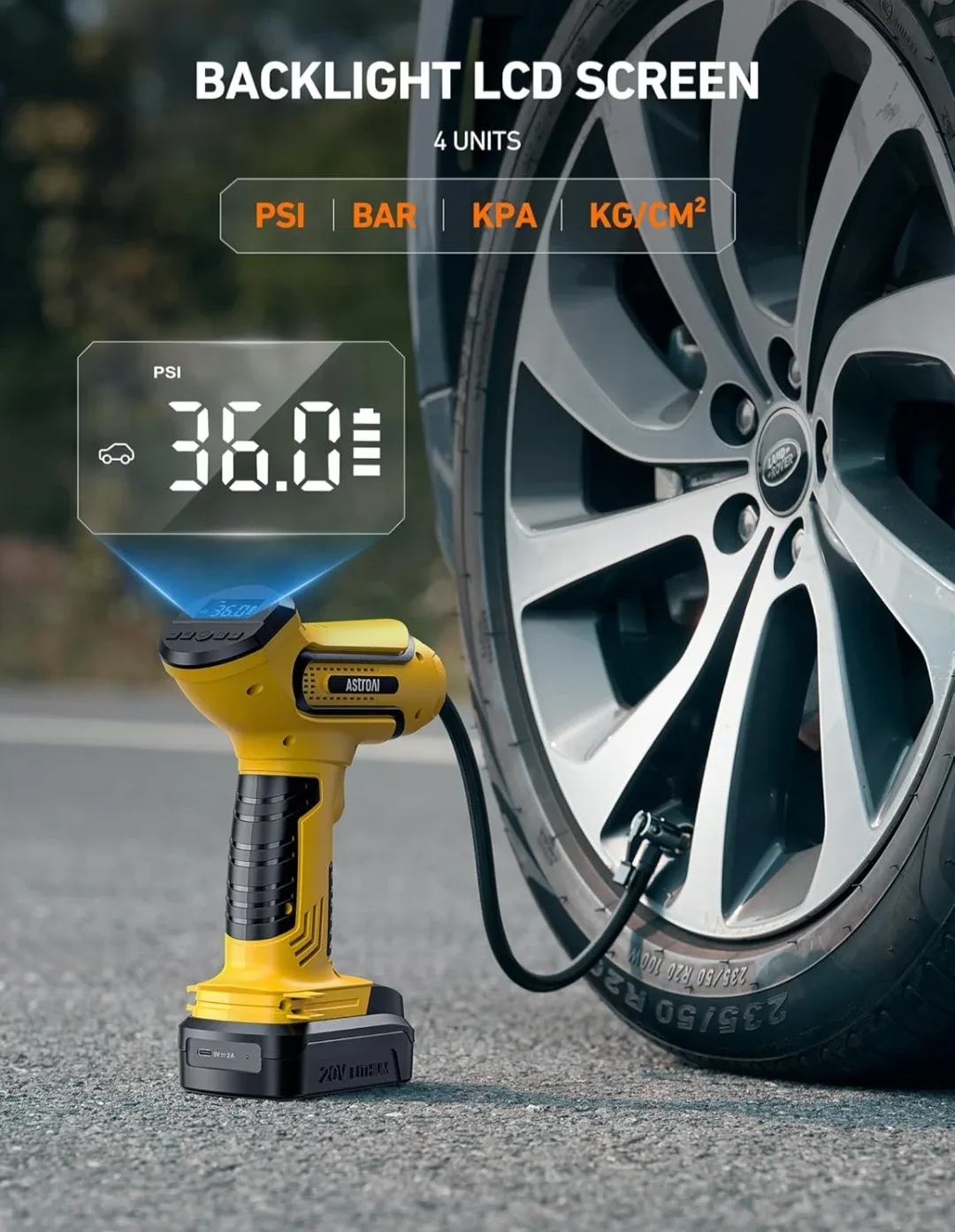 AstroAI Portable Tire Inflator - NEW image indicator(6)
