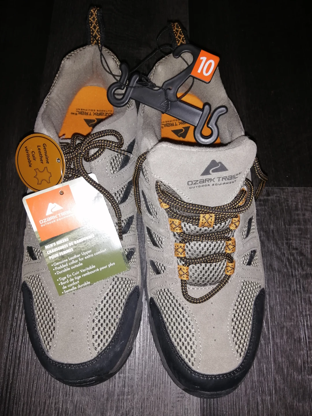 Ozark Trail Men's Hiking Shoes - Size 10