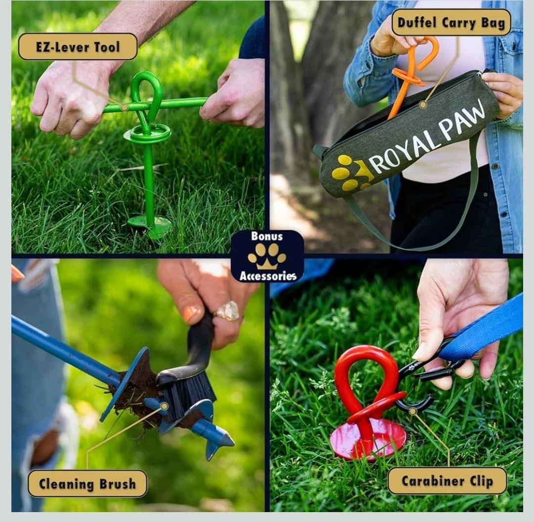 Dog Tie Out Stake - Heavy Duty - photo 2