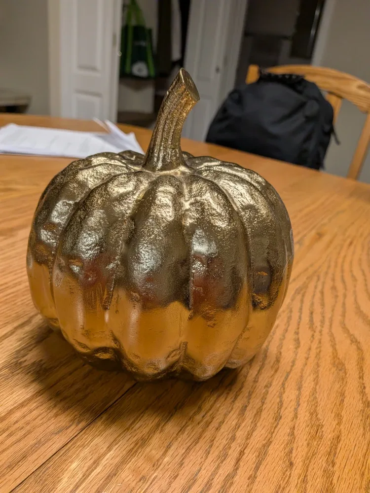 Green Glass Pumpkin Decor image indicator(5)