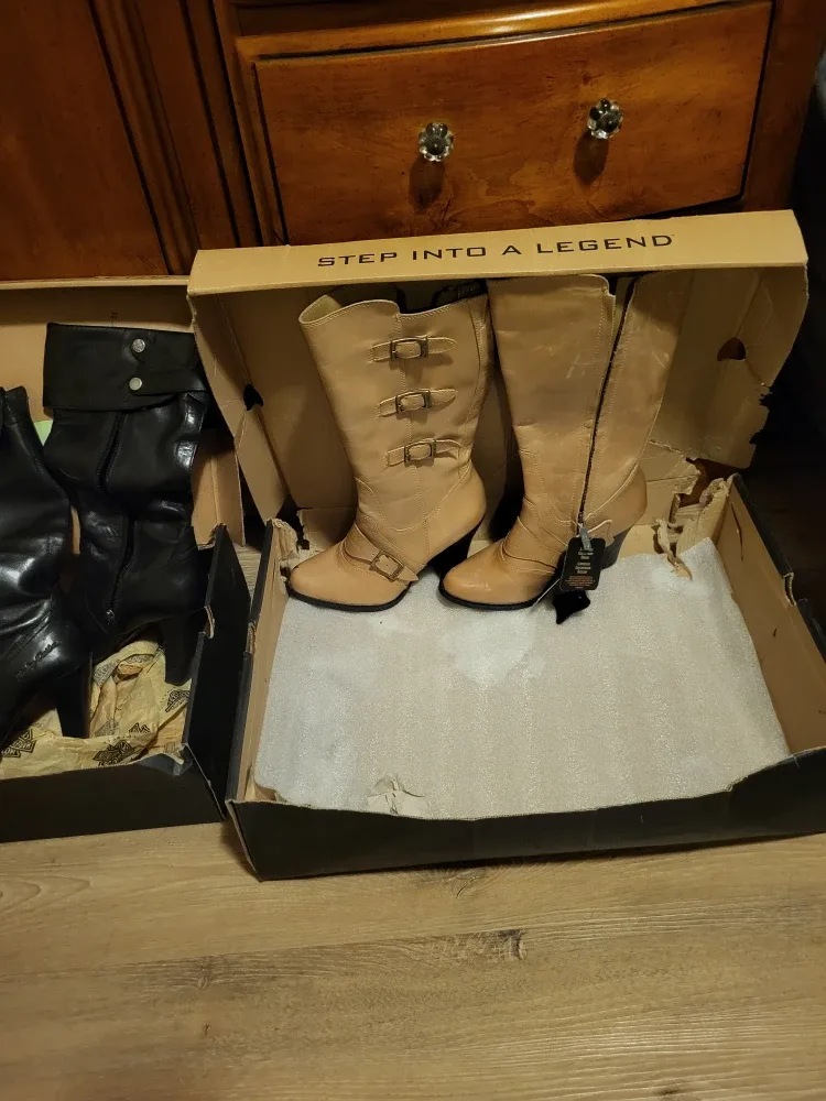 Harley Davidson Leather Heeled Boots image indicator(6)