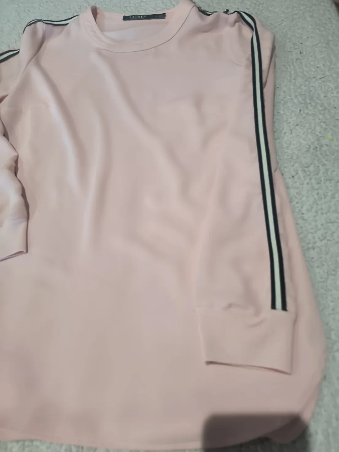 Lauren Pink Long Sleeve Blouse - Size M image indicator(2)