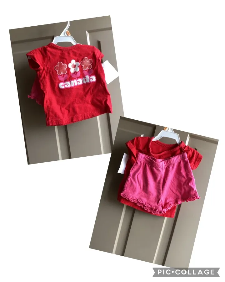 Girls sz 6 months outfits $3 each image indicator(10)