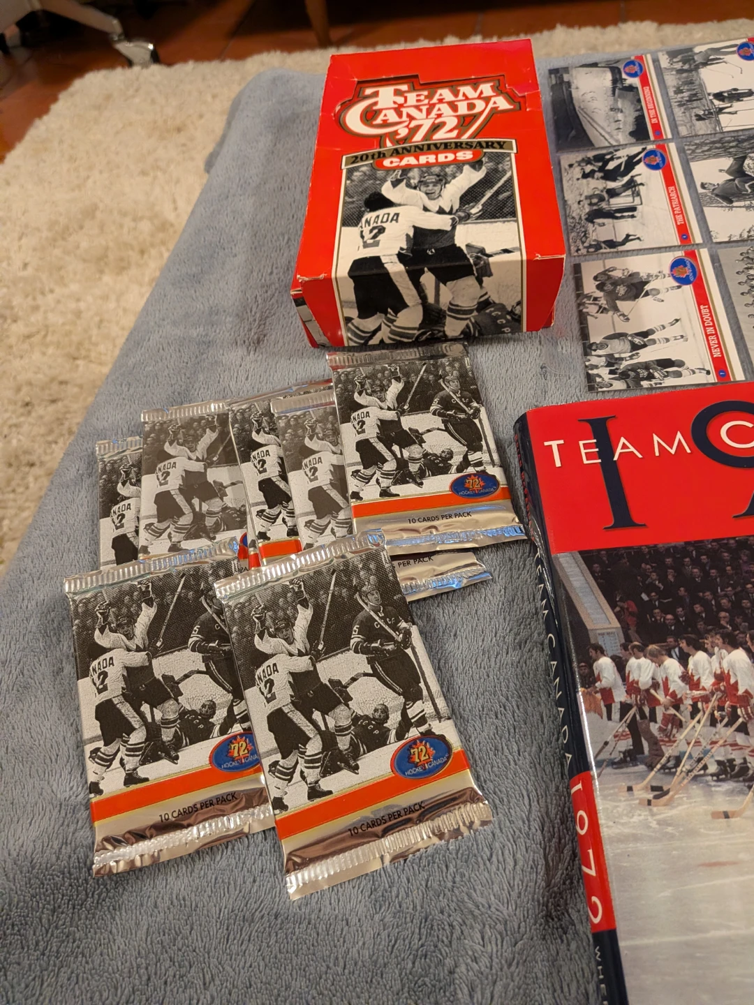Team Canada 1972 Collection: Cards, Coins, Book, Stamps