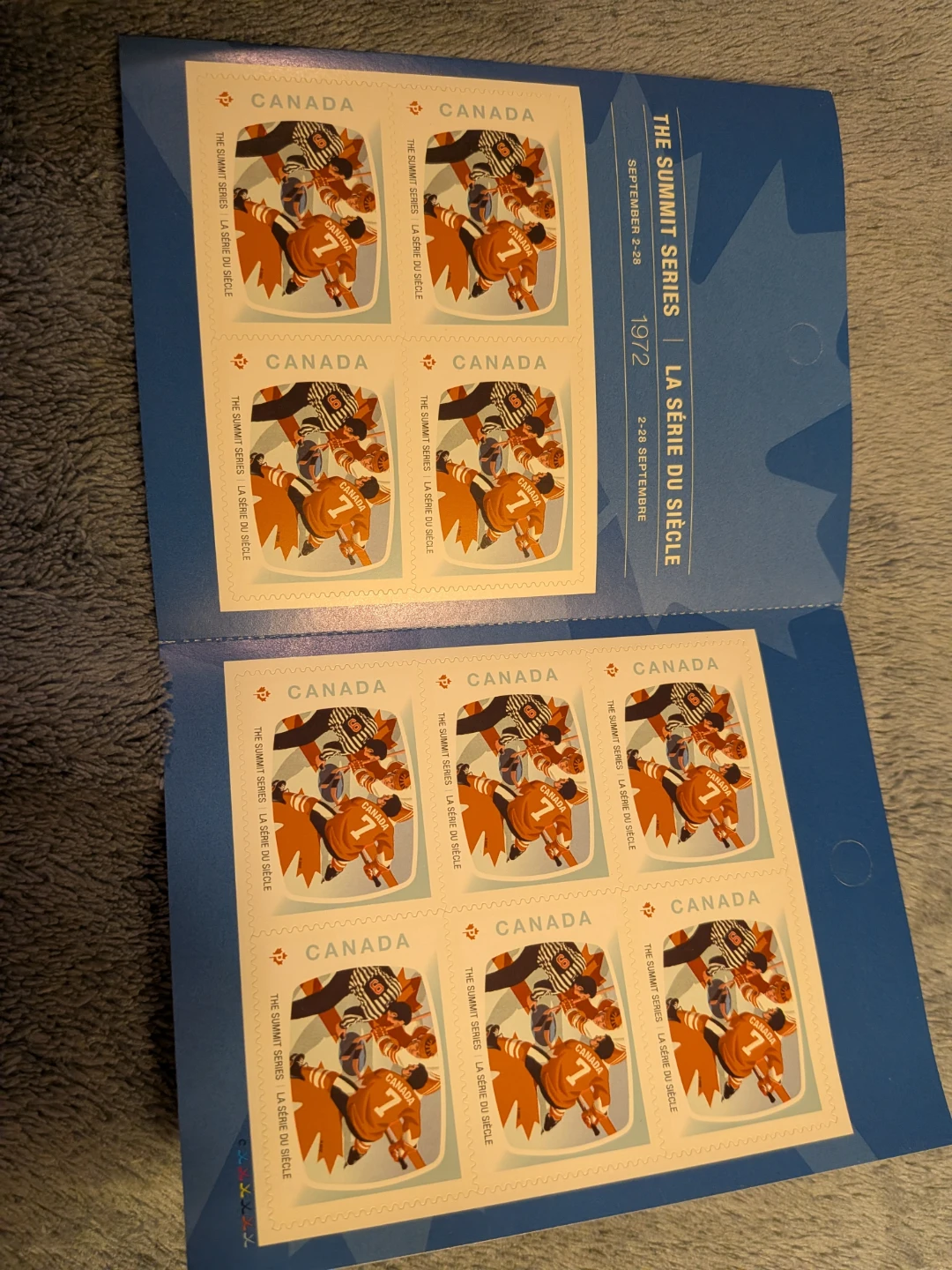 Team Canada 1972 Collection: Cards, Coins, Book, Stamps - photo 3