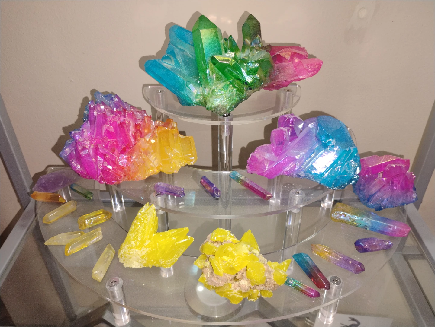 Assorted Decorative Crystals & Geodes
