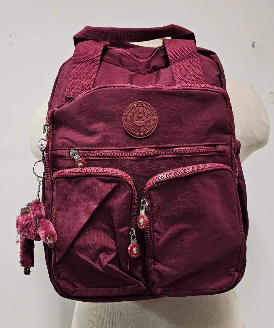Kipling burgundy Backpack