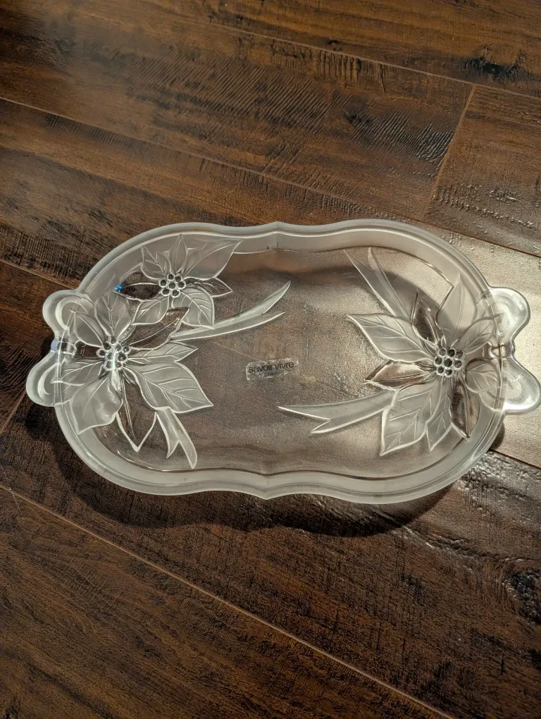 Savoir Vivre Frosted Glass Tray