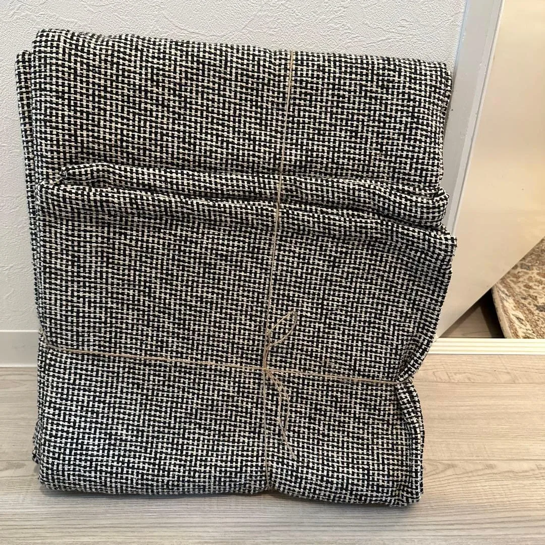 IKEA Tiphede 2'7"×4'11" Flatwoven Black/Natural Rug *NEW*