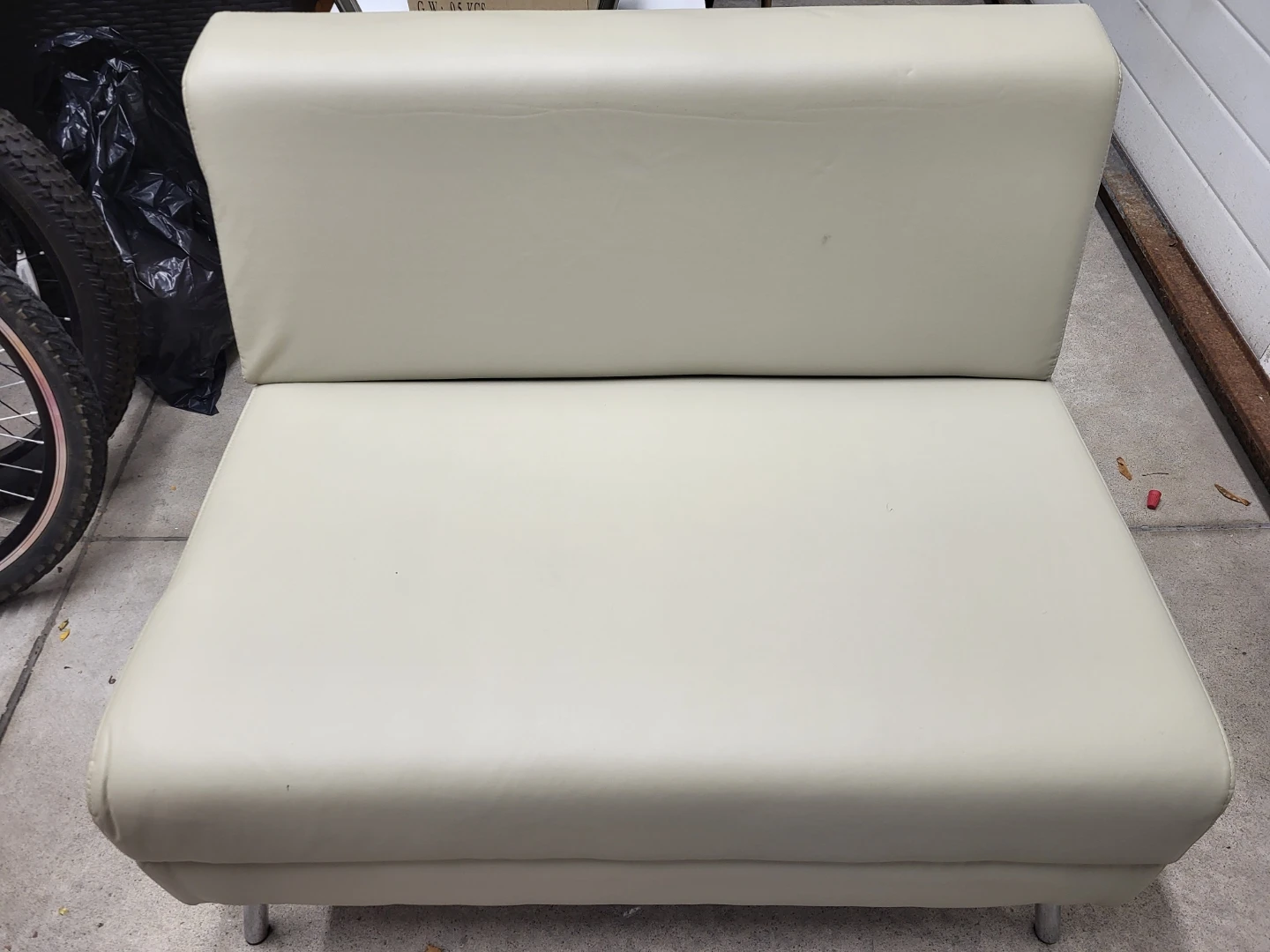 Beige Loveseat Chair - photo 4