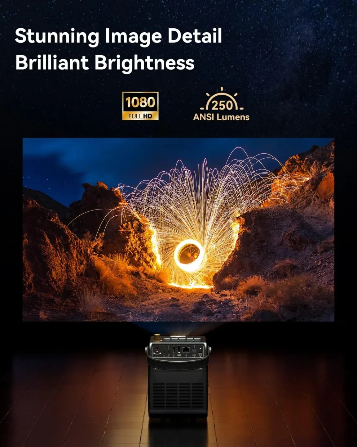 Brand New Emotn Battery Powered Smart Projector For Sale 🥕 image indicator(7)