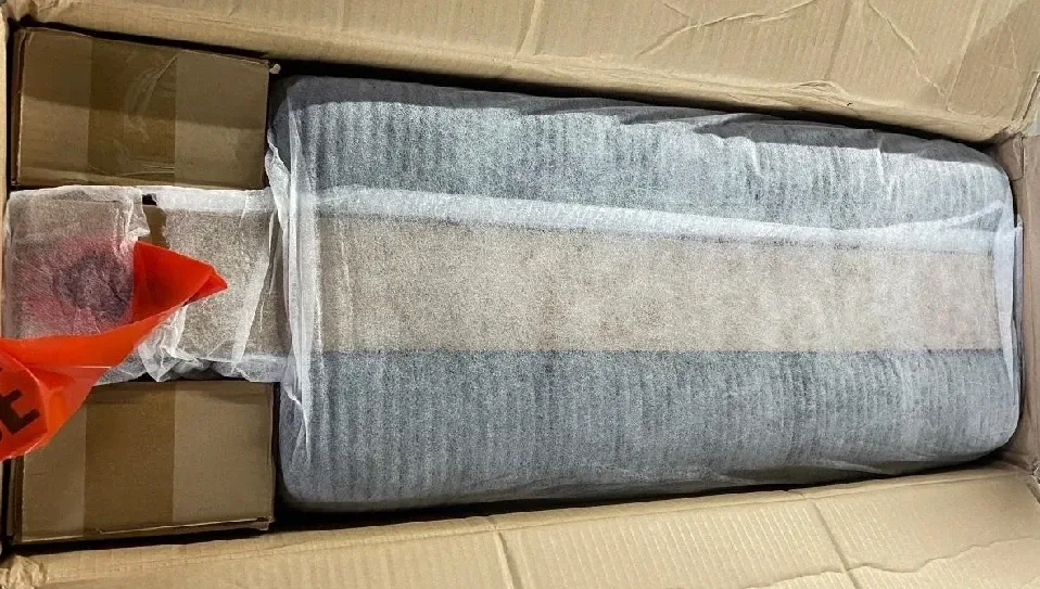 Black Faux Leather Futon Sofa Bed with Cup Holders - NEW image indicator(5)