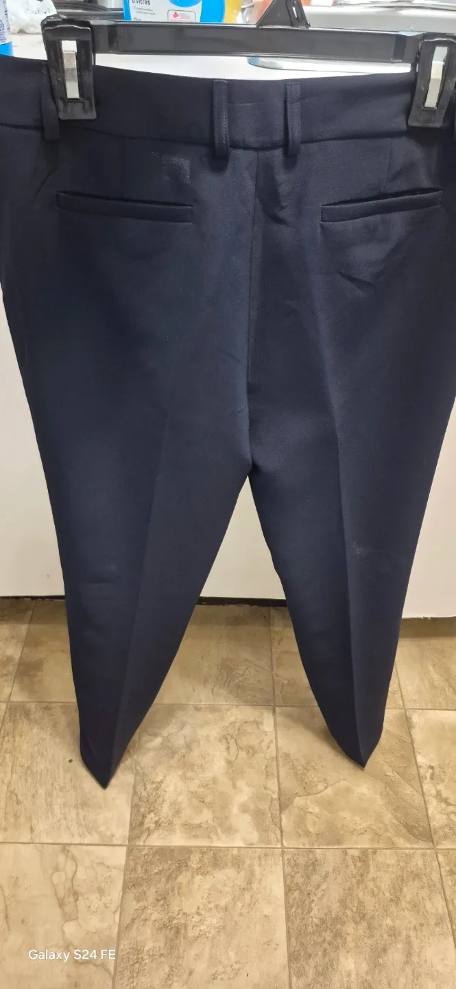 Ladies  navy blue  trousers image indicator(2)