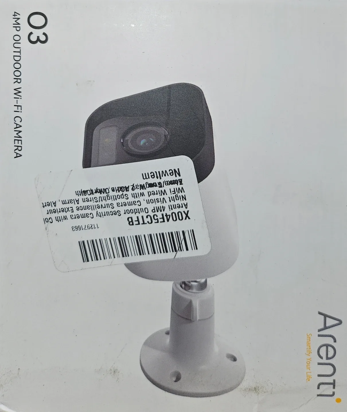 Arenti 4MP Outdoor Wi-Fi Camera O3 - New! thumbnail