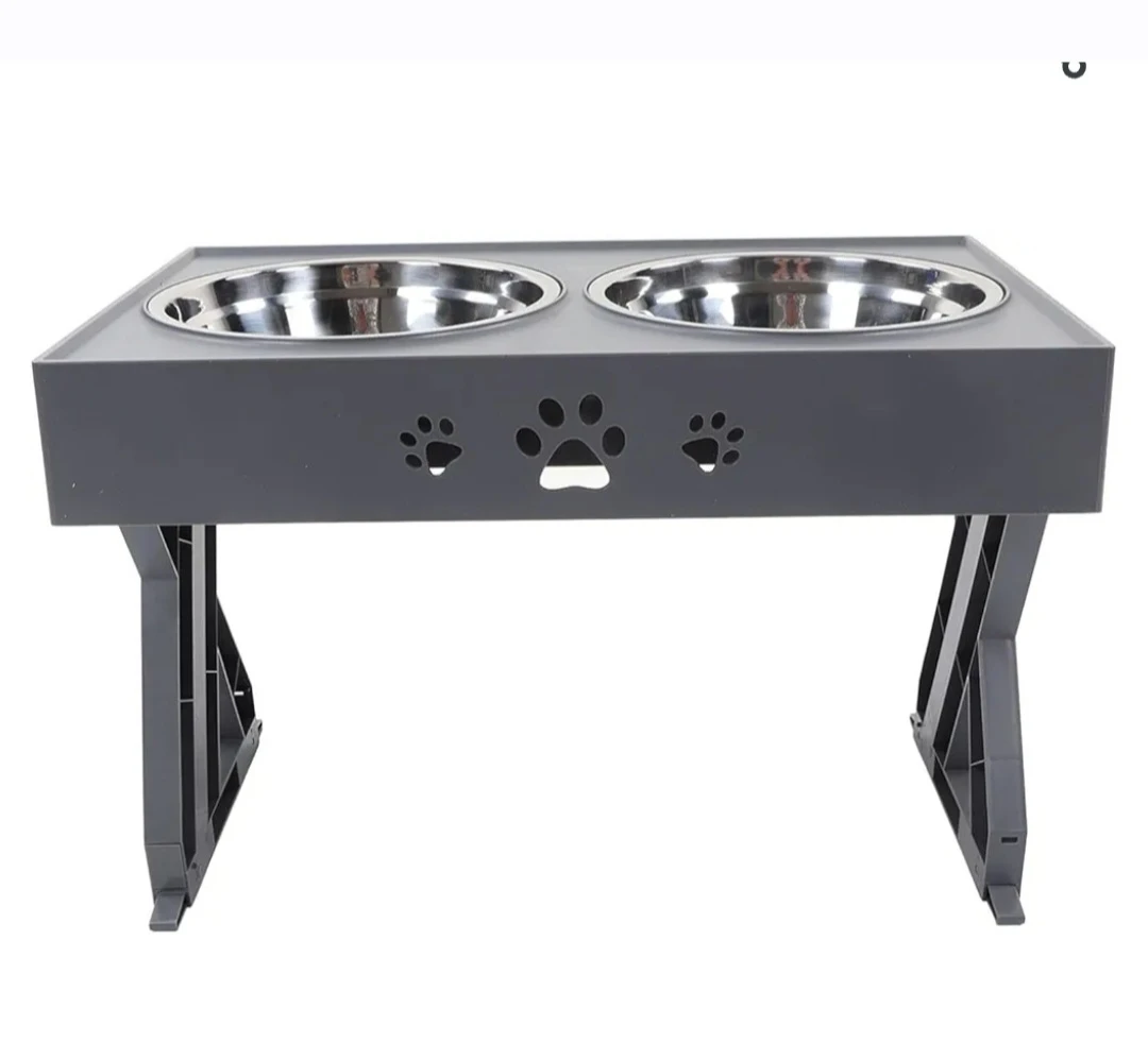 Raised Dog Bowls, Removable Elevated Pet Bowls Easy to Clean.. - photo 2