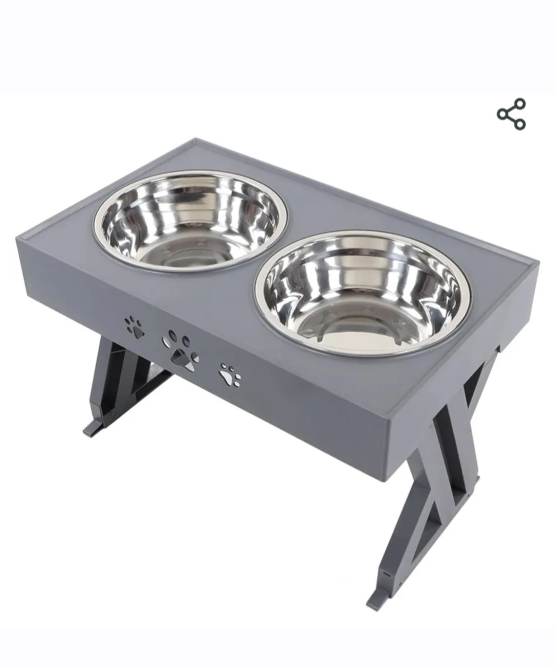 Raised Dog Bowls, Removable Elevated Pet Bowls Easy to Clean.. - photo 3