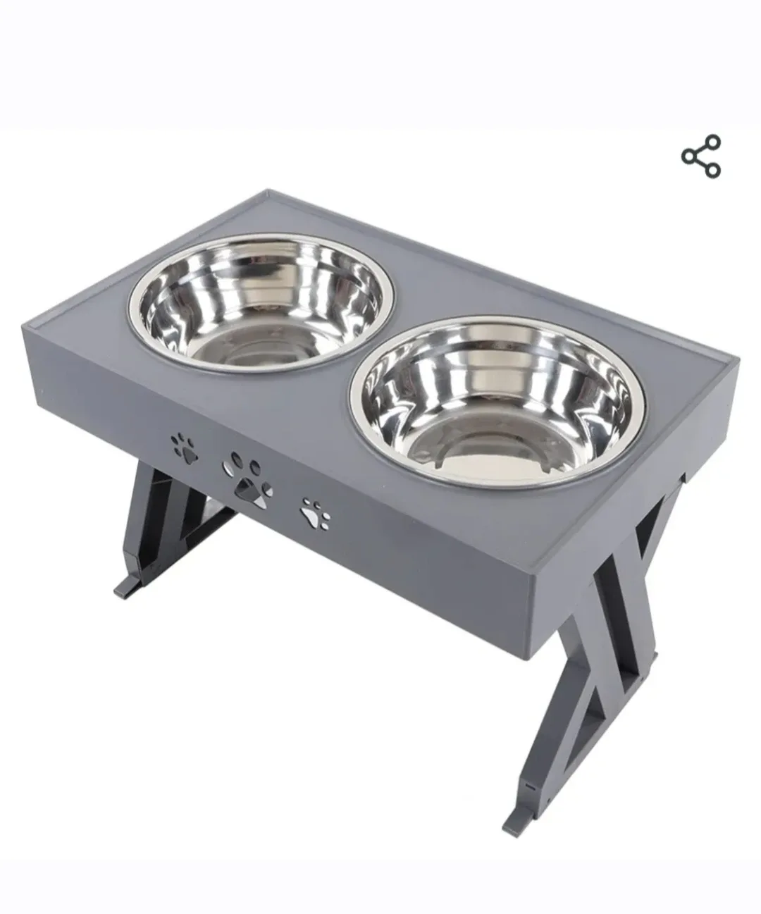 Raised Dog Bowls, Removable Elevated Pet Bowls Easy to Clean.. image indicator(3)