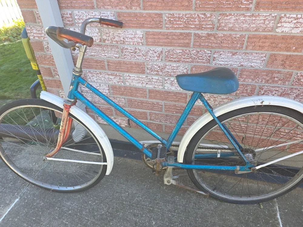 Vintage Blue Bicycle
