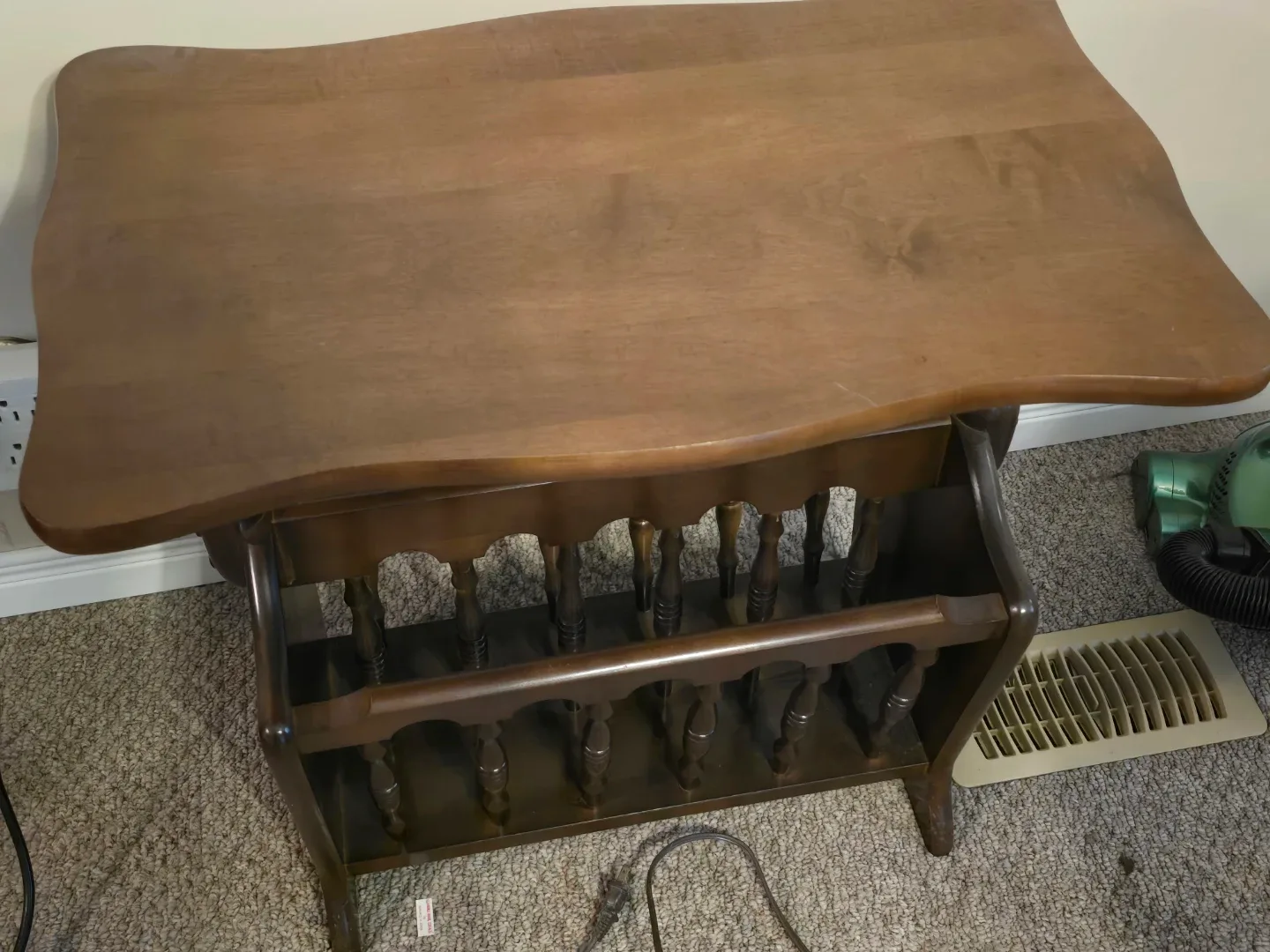 Wooden Magazine Table