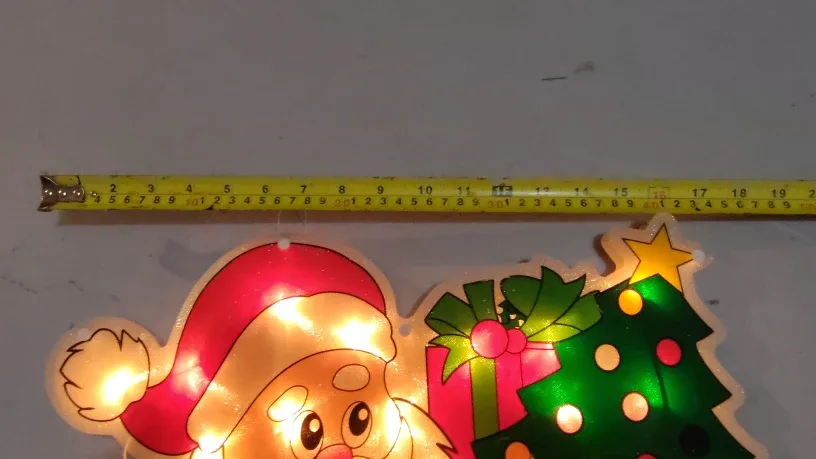 Santa Christmas Window Decoration Light image indicator(5)