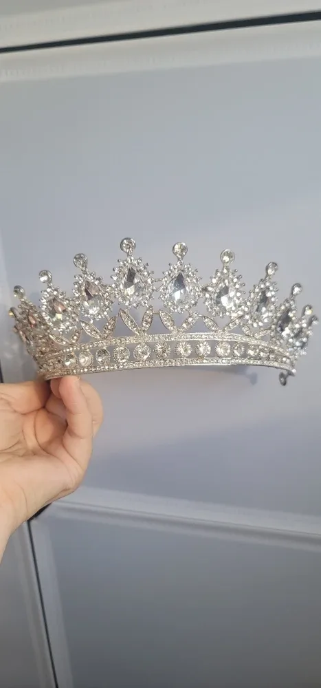 Rhinestone Silver Tiara