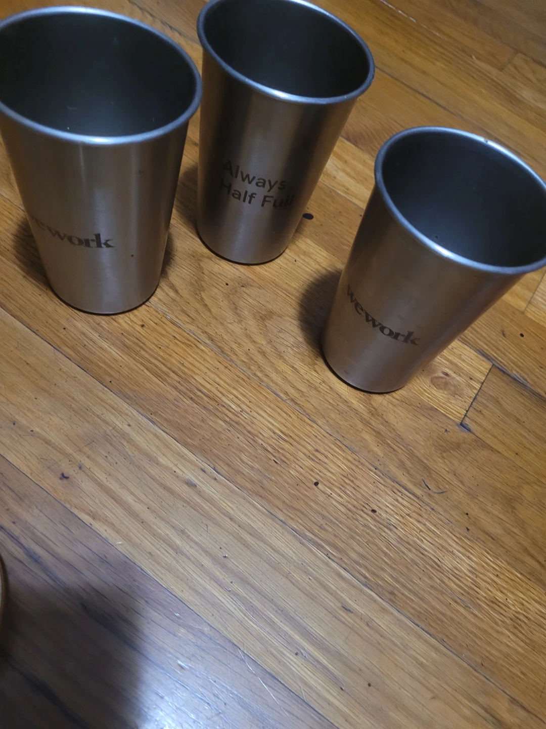 WeWork Stainless Steel Cups