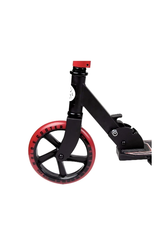 5 × Brand New World Industries Folding Scooter, Black, 200-mm - photo 2