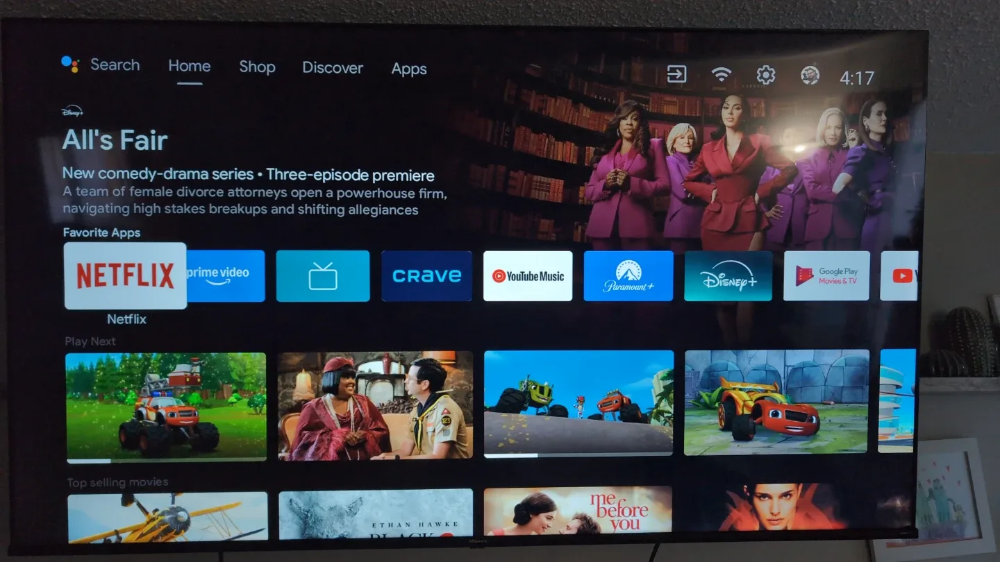 Hisense 65A68G 65" LED LCD TV image indicator(3)