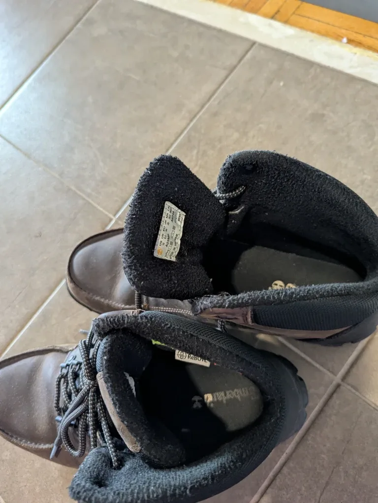 Timberland Brown Leather Boots - Size 10 image indicator(4)