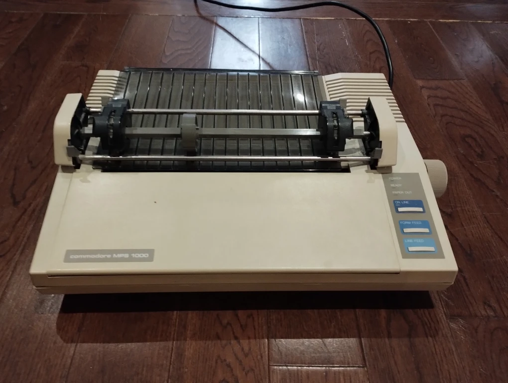 Vintage Commodore MPS 1000 Dot Matrix Printer