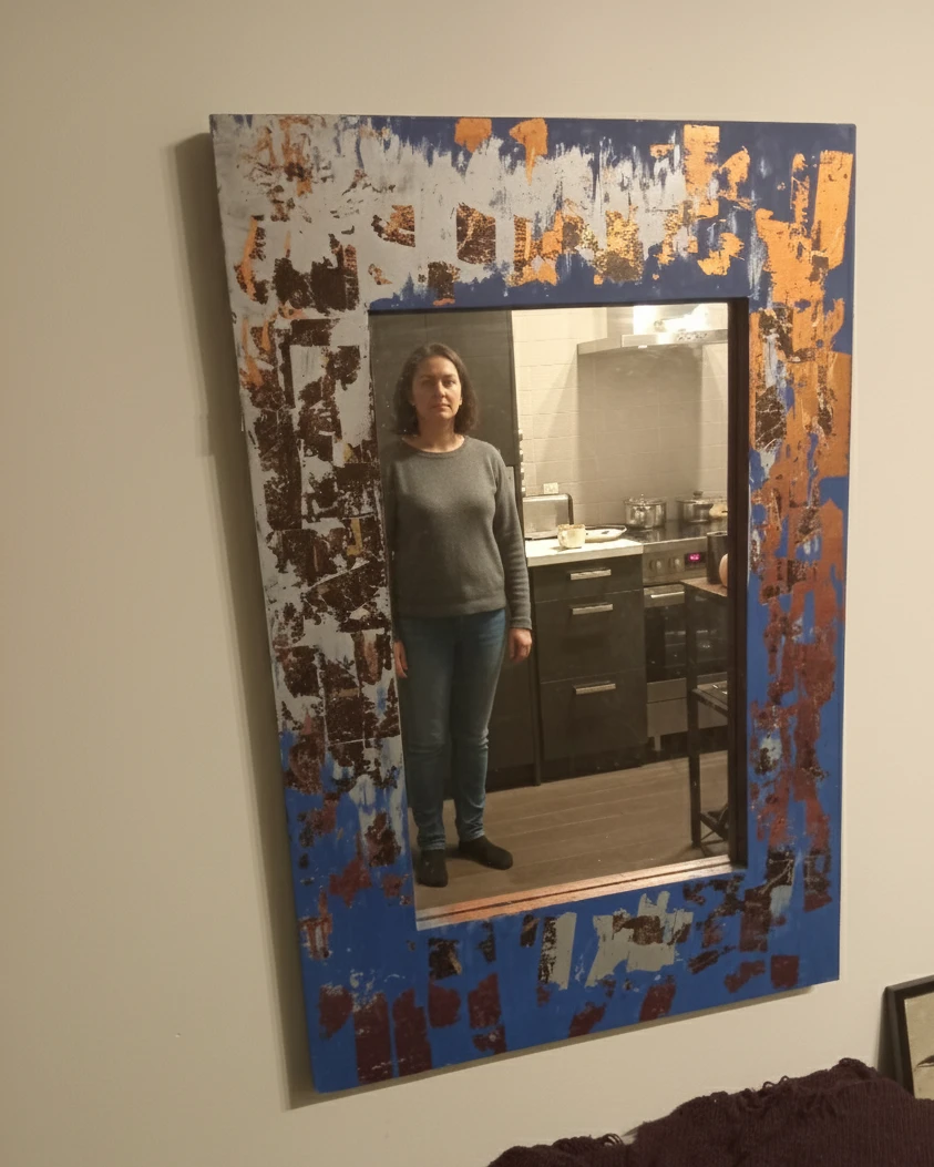 Last CALL. Large Mirror Metal Frame