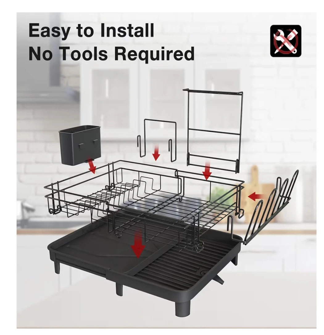 Adjustable Expandable Dish Drying Rack - photo 5