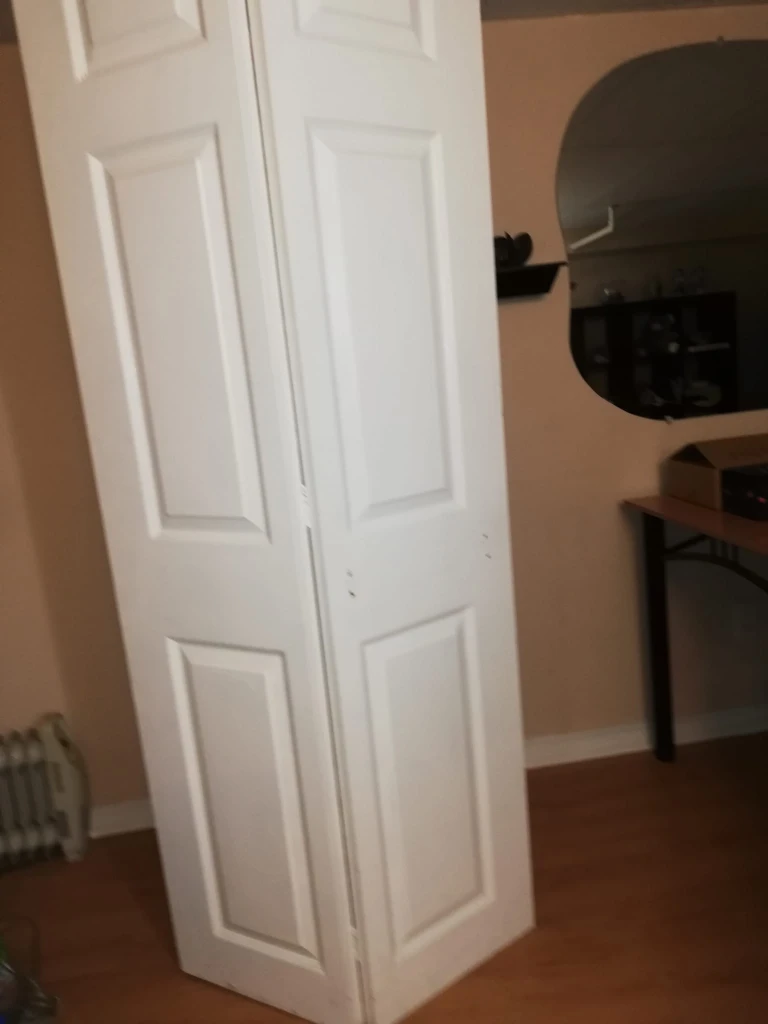 White Bi-Fold Door