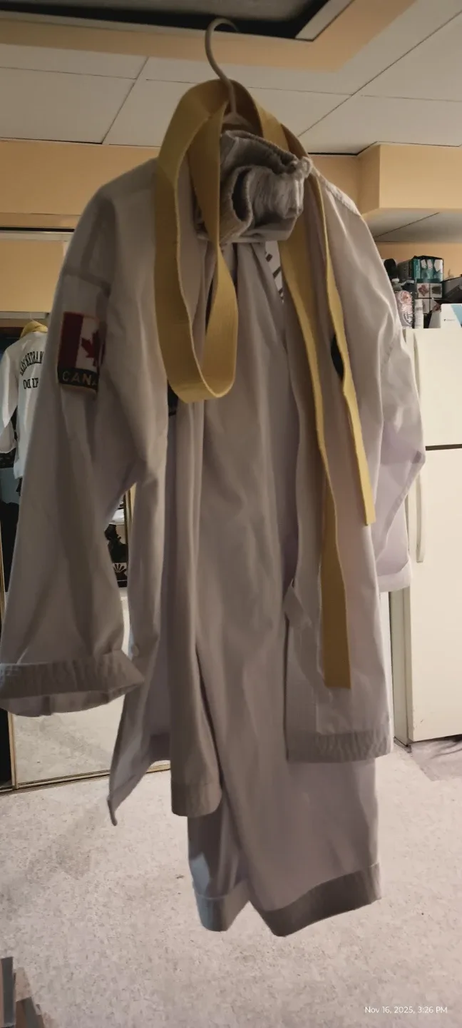 Hap Ki Do Uniform with Yellow Belt
