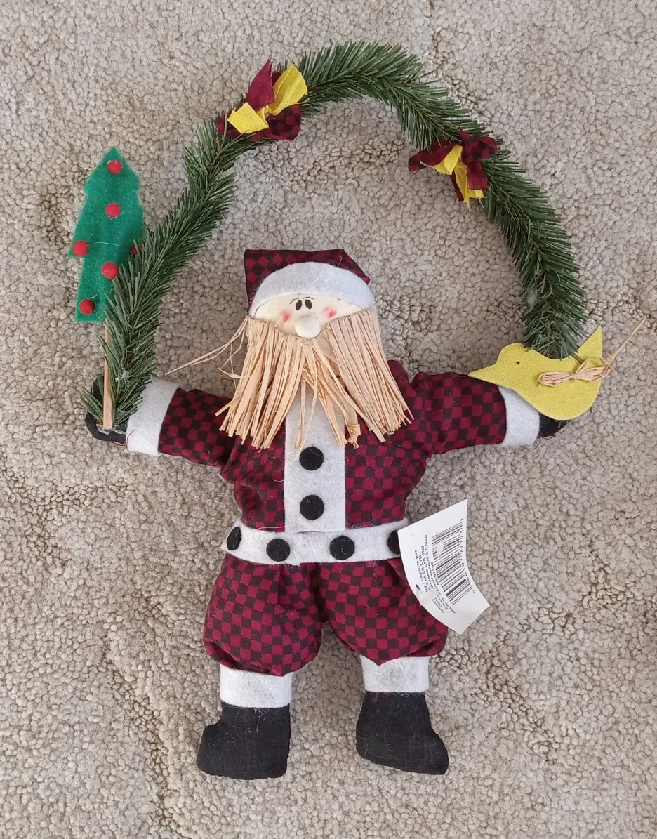 Hanging Christmas Santa & Snowman Decorations