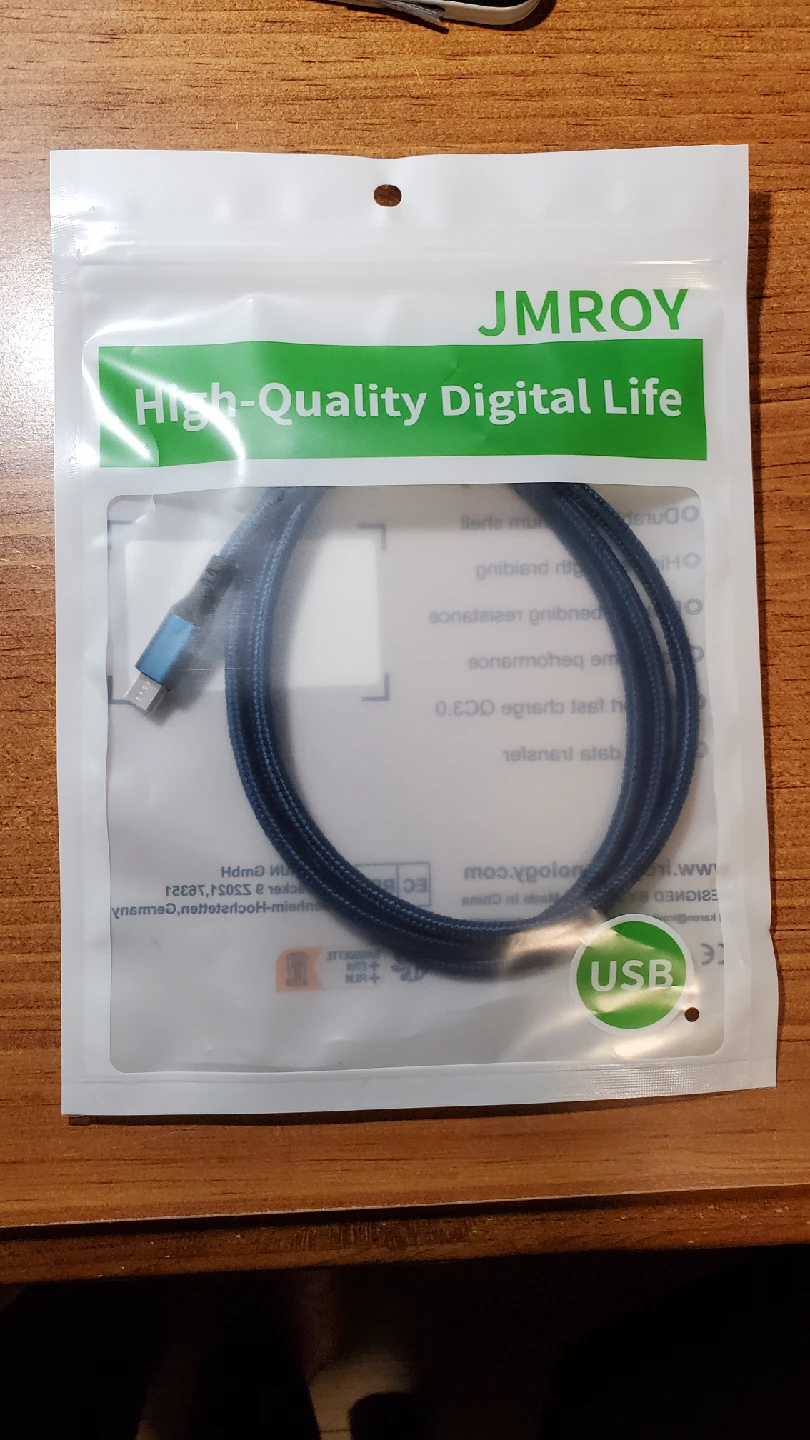 New JMROY Micro USB Charger Cable