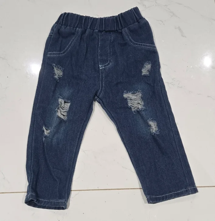 Kids Ripped Jeans, 12-18M