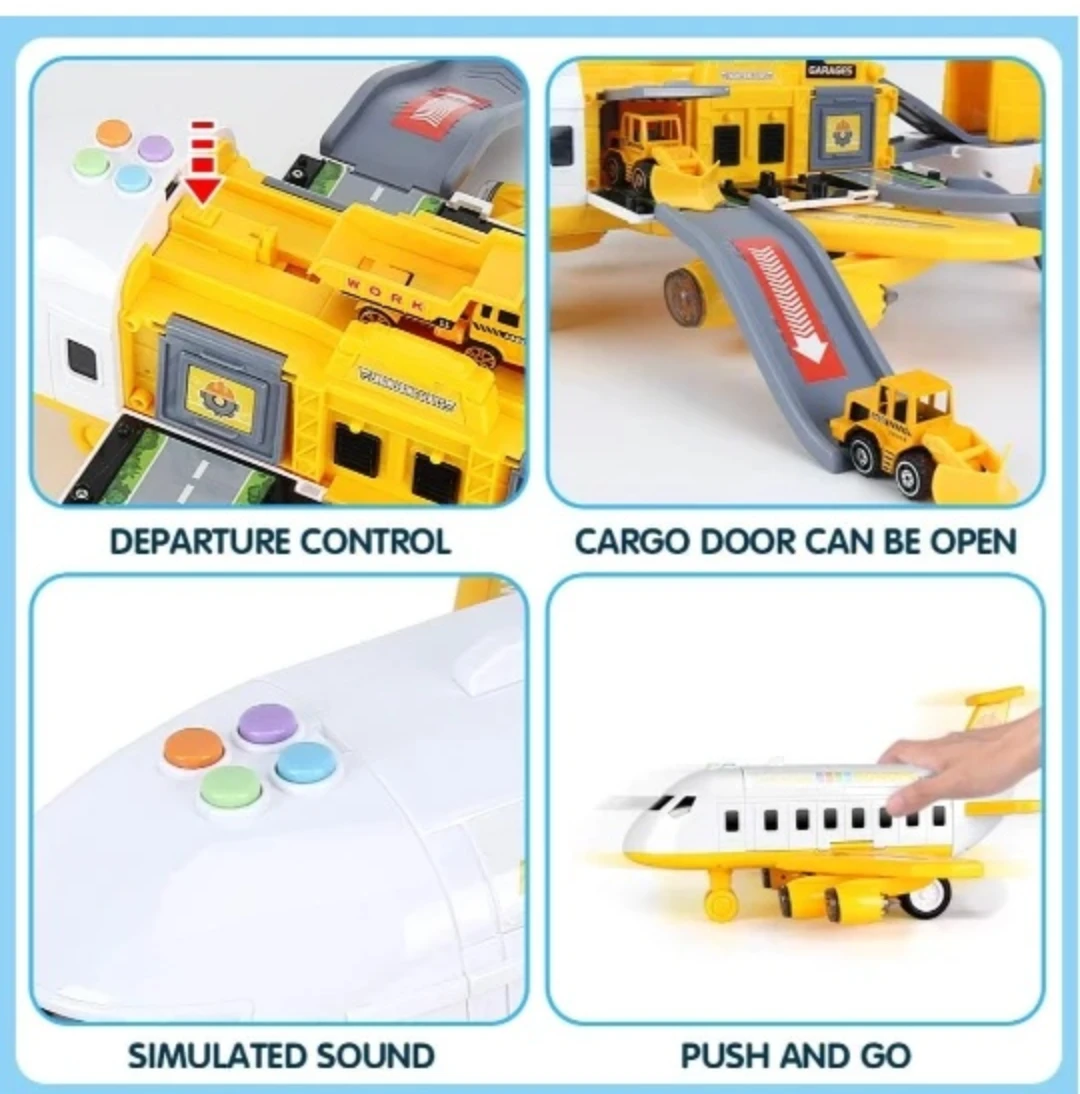 Brand New LiDi RC Transport Cargo Airplane Toy Set - photo 5